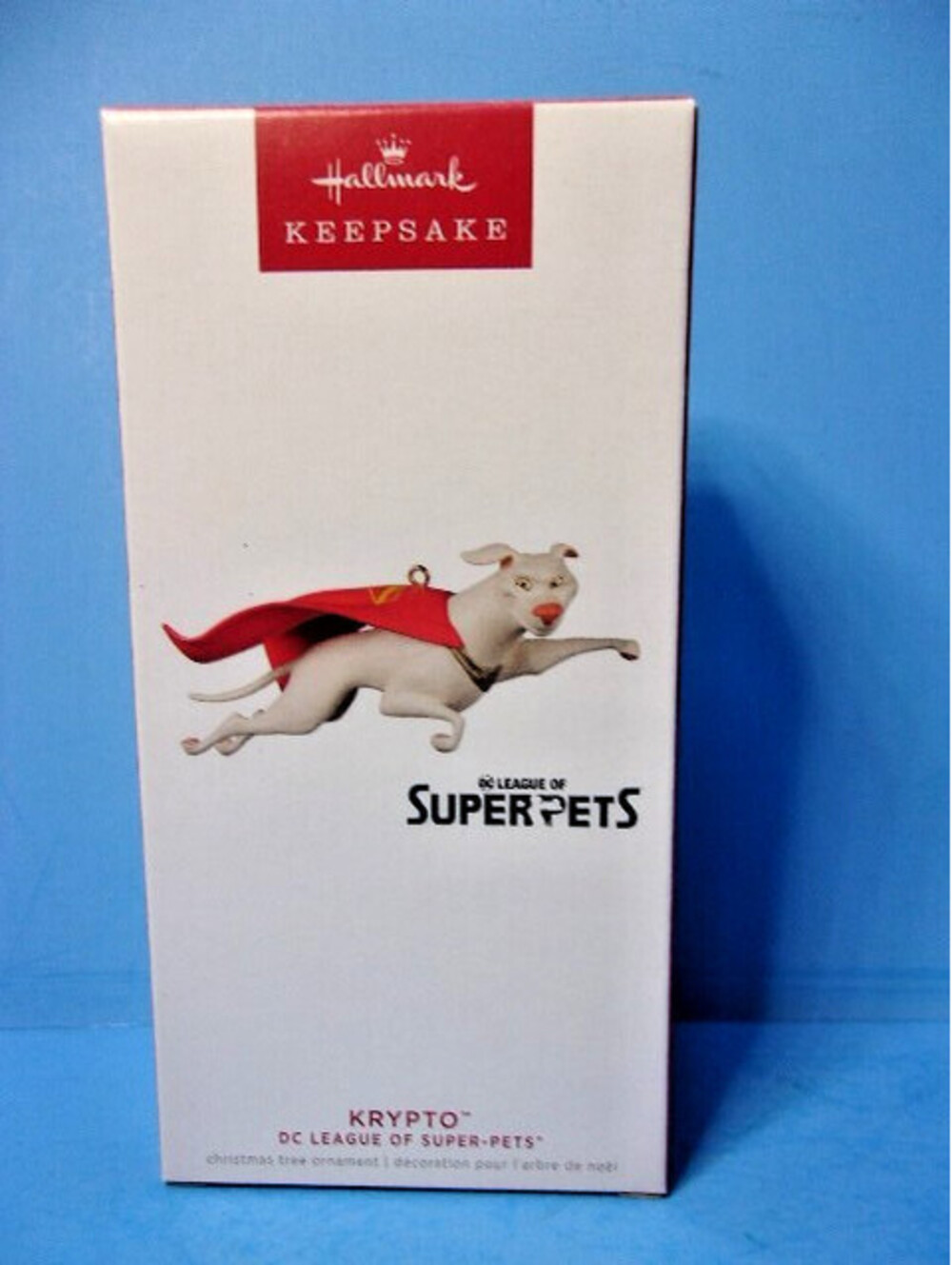 Hallmark 2022 KRYPTO DC League of Super-Pets Superman Dog Christmas Ornament New